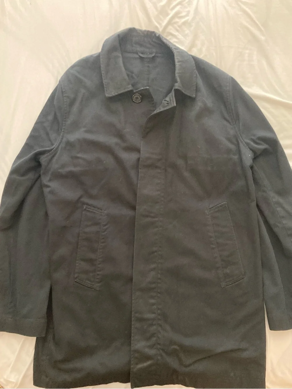 Men's American Apparel Black Car Coat Size Xs/S